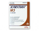 Хумулин М3 (Humulin) 5х3мл картридж